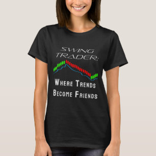 Lustiger Swing Trader Handel mit Aktienmarkt T-Shirt