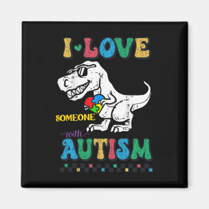 Lustiger T.rex Dino Dinosaurier Ich liebe jemanden Magnet