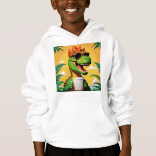 Lustiger T-Rex-Dinosaur Hoodie