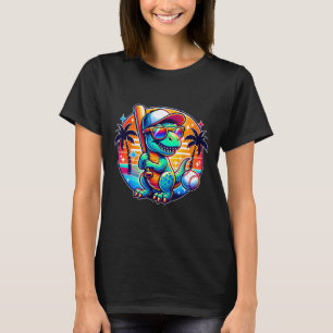 Lustiger T-Rex Dinosaur Verkaufe Spieler Kinder Ju T-Shirt