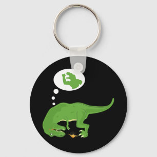 Lustiger T-Rex, Genie Lampe, Kurze Arme, Von Verrü Schlüsselanhänger