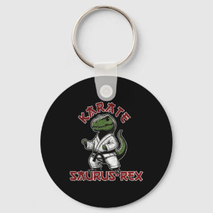 Lustiger T-Rex Karate Dino Martial Arts Kinder  Schlüsselanhänger