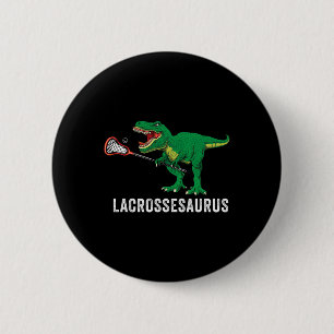 Lustiger T Rex Lacrosse Dinosaur Lax Jungen Lacros Button