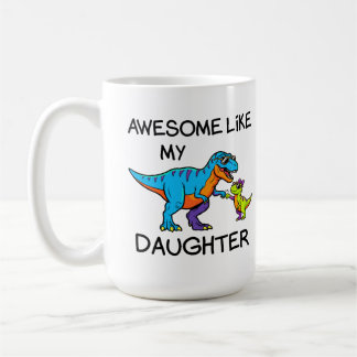 Lustiger T-Rex Mädchen-Vater Toll Wie Meine Tochte Kaffeetasse