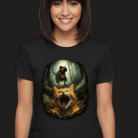 Lustiger T-Rex & schreiende Katze Meme
