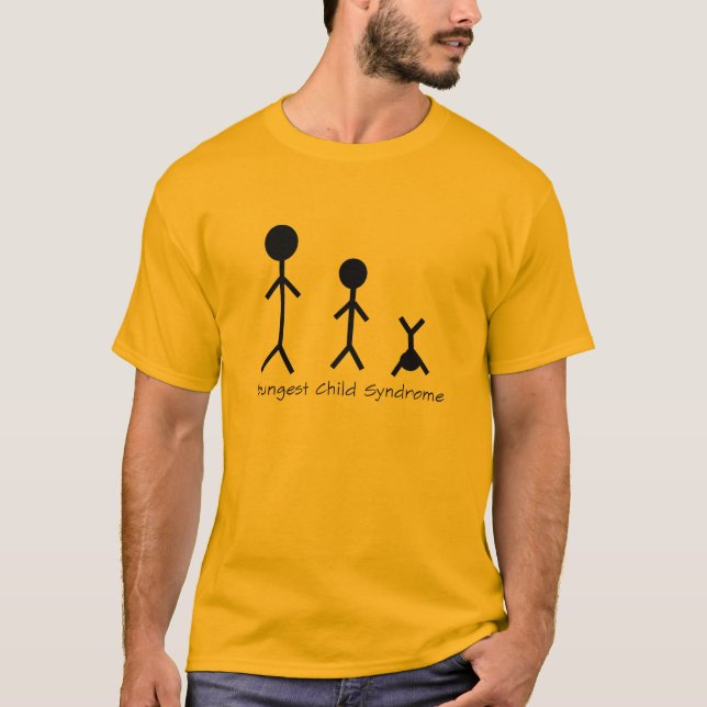 Lustiger T - Shirt des jüngstes Kindersyndroms (Vorderseite)