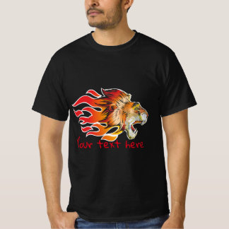 lustiger T - Shirt mit Löwe