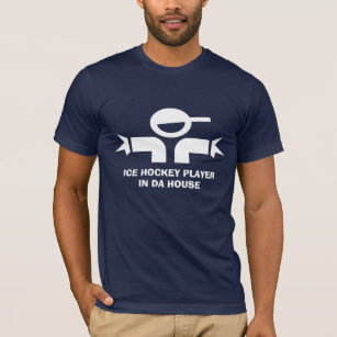 Lustiger T - Shirt mit Zitat für Eishockeyspieler
