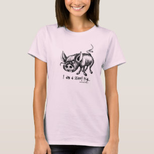 Lustiger T - Shirtentwurf des Schweins T-Shirt