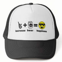 Lustiger T - ShirtLacrosse + Bier = Glück