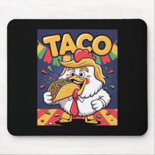 Lustiger Taco Anti Trump Immer Klein Beigeben Mousepad