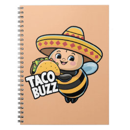 Lustiger Taco Buzz Hummel Notizblock