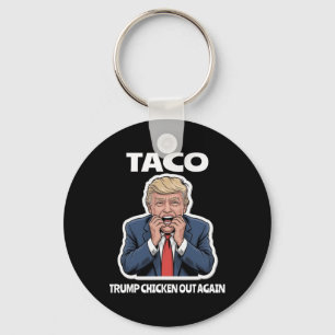Lustiger Taco hat Trump verängstigt, kuscht immer Schlüsselanhänger