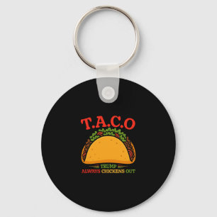 Lustiger Taco Trump kneift immer T.a.c.o 2 Schlüsselanhänger