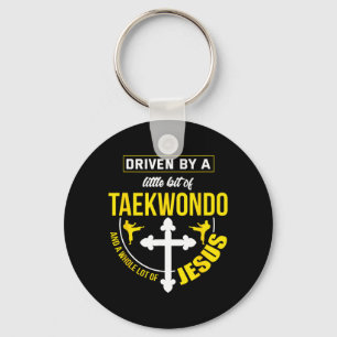 Lustiger Taekwondo Jesus Kampfsport Christlich Schlüsselanhänger