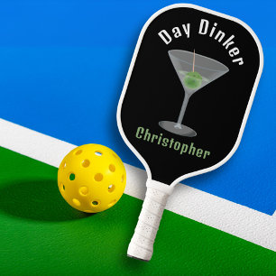 Lustiger Tag Dinker Personalisierter Pickleballtin Pickleball Schläger