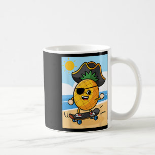 Lustiger Talk Like A Pirate Day - Skateboarding An Kaffeetasse