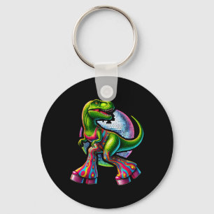 Lustiger tanzender Dinosaurier  Schlüsselanhänger