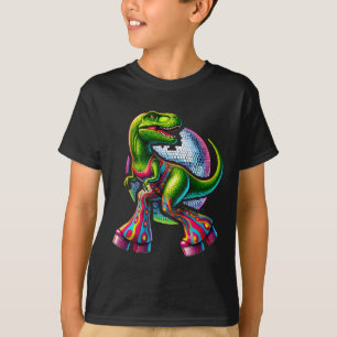 Lustiger tanzender Dinosaurier  T-Shirt