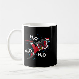 Lustiger Tauch-H2O-Wortwitz-Tauchgeschenk Kaffeetasse