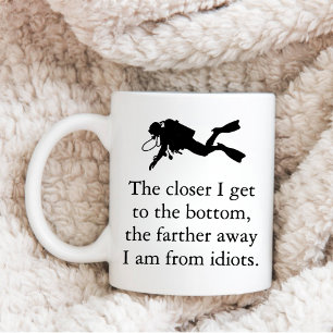 Lustiger Taucher, Je näher ich dem Boden komme Kaffeetasse
