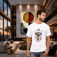 Lustiger Tech-Alien-Charakter-Geschenk mit Berühru