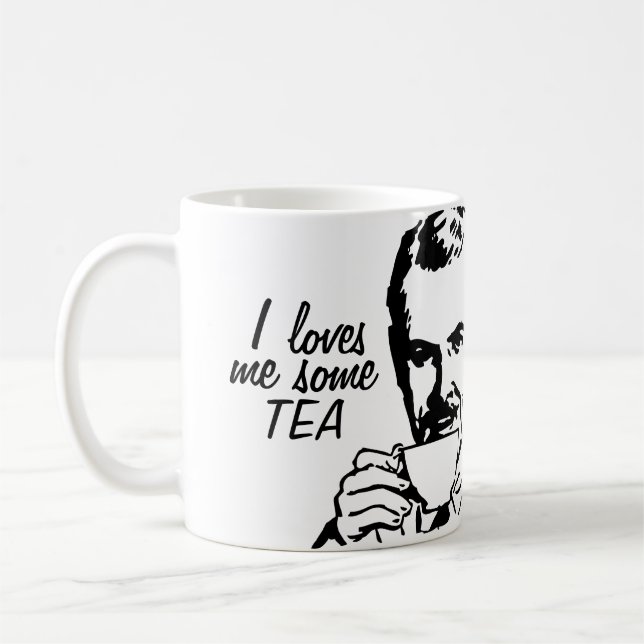 Lustiger Tee Humor Kaffeetasse (Links)