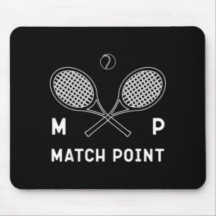 Lustiger Tennisspieler Schläger 40. Geburtstag Nic Mousepad