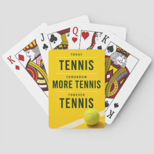 Lustiger Tennisspruch für Spieler Spielkarten