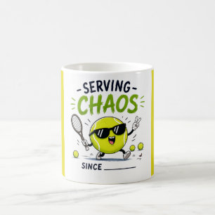 Lustiger Tennisspruch Kaffeetasse