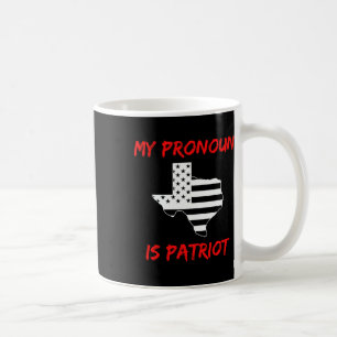 Lustiger texanischer Republikaner Mein Pronomen Is Kaffeetasse