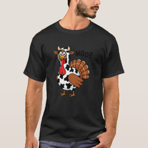 Lustiger Thanksgiving-Kuh-Muh für Männer Frauen Ki T-Shirt