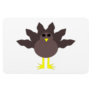 Lustiger Thanksgiving Truthahn Magnet