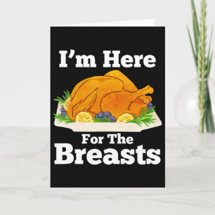 Lustiger Thanksgiving Truthahn Schmutziger Erwachs Karte