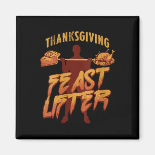 Lustiger Thanksgiving-Workout für Frauen Bodybuild Magnet