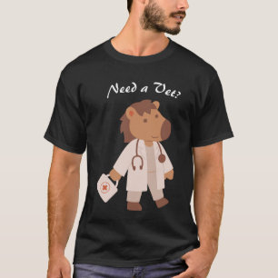 Lustiger Tierarzt Humor Tierpflege Zitat T-Shirt