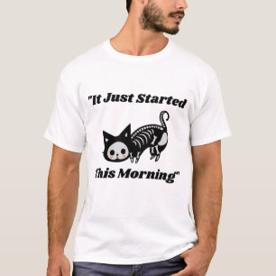 Lustiger Tierarzt-Zitat: Es Hat Heute Morgen Angef T-Shirt