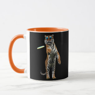 Lustiger Tiger Disc Golf Tasse