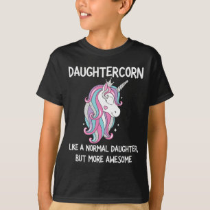 Lustiger Tochter-Mais-Einhorn-Kostüm für Frauen To T-Shirt