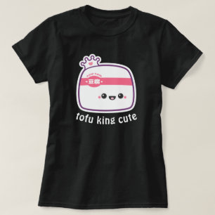 Lustiger Tofu mit glücklichem Gesicht T-Shirt