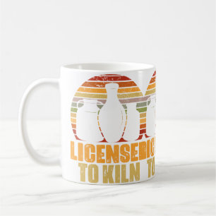Lustiger Töpferei-Brennofen Keramik Künstler Kunst Kaffeetasse