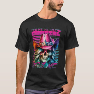 Lustiger Totenkopf Ich bin's Hi, ich bin die Cowgi T-Shirt