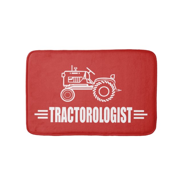 Lustiger Traktor Badematte (Vorderseite)
