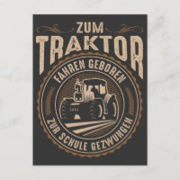 Lustiger Traktor Spruch Dorf Bauernhof