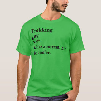 Lustiger Trekking-Typ Definition von Camping-Gesch T-Shirt