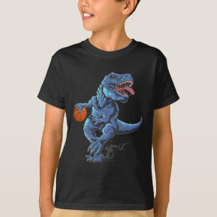 Lustiger Trex-Dinosaur spielt Skelett-Spielerliebh T-Shirt