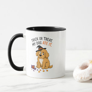 Lustiger Trick oder Treat Mein Hund hat es gefress Tasse