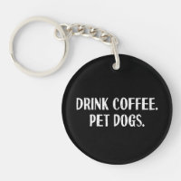Lustiger Trinken Kaffee Hauskatze Hunde Süße Kaffe