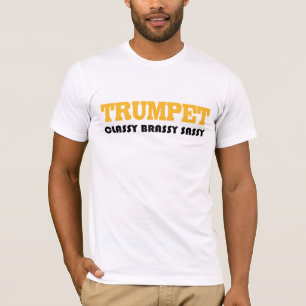 Lustiger Trompete-Spaß-T - Shirt