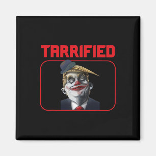 Lustiger Trump-Clown politischer Wortwitz Tarrifie Magnet